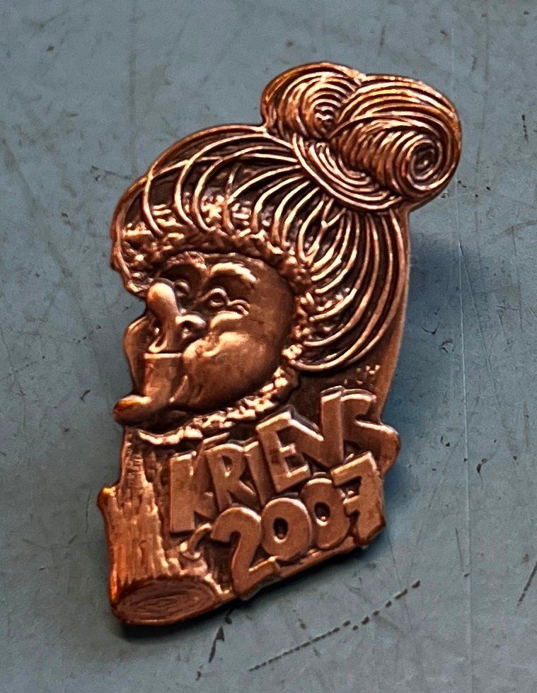 Krienser Placchette & Badge: Fasnachts Pin Kriens 2007 – Usato da Obernau venduto da Wgnom