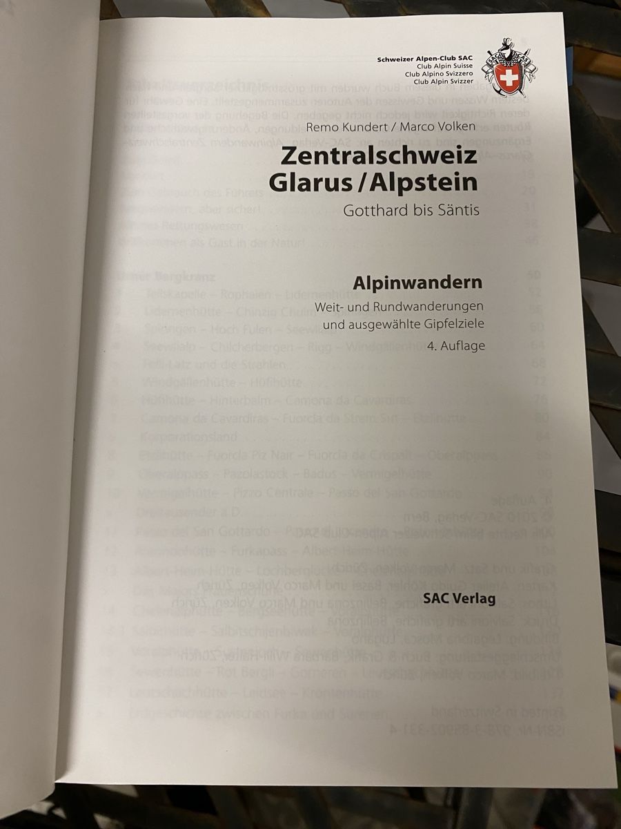 Libri: Zentralschweiz Glarus Alpstein – Usato da Fehraltorf venduto da Marian4 1