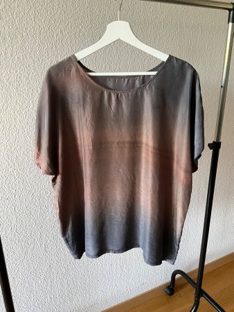 Bluse 100% Seide Gr. XL