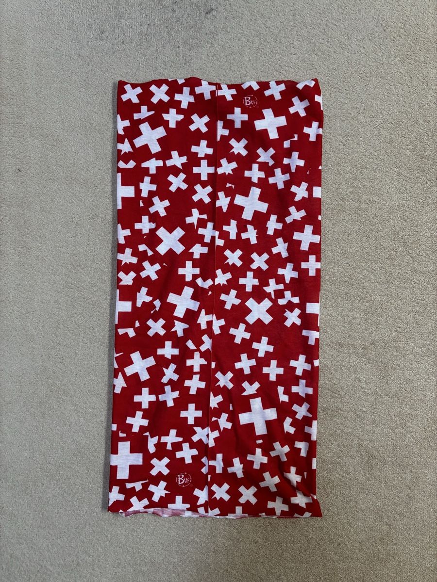 Buff Foulards & écharpes: Buff multifunction scarf Swiss cross pattern red white – Neuf (Voir description) à Schaan par RicX-10