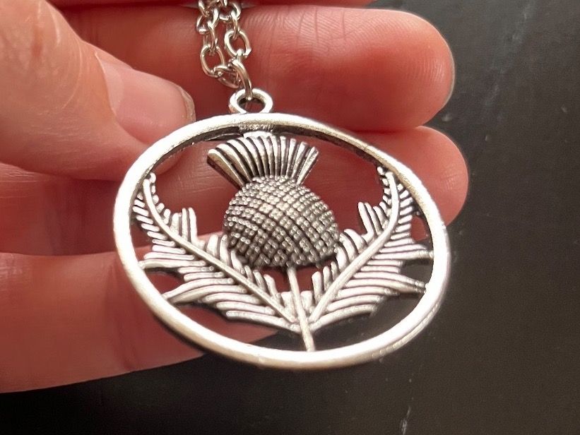 Anhänger: Amulett/ Anhänger Distel ( Schutzamulett) – Neu (gemäss Beschreibung) aus Gams von Mariawicca 2