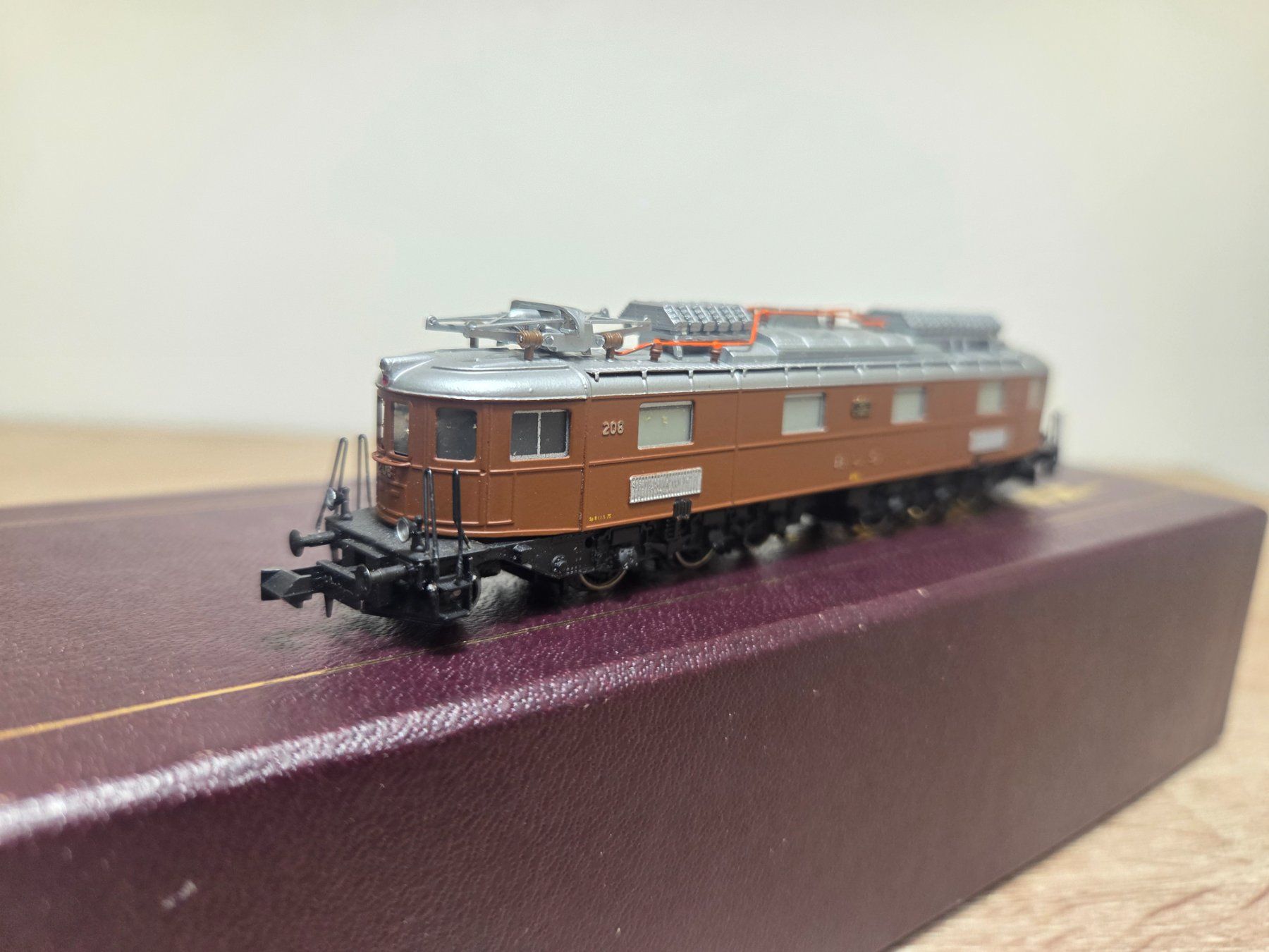 Fulgurex Modellini di ferrovie: Fulgurex N E-Lok Ae 6/8 206 BLS – Usato da St-Aubin-Sauges venduto da Lo_Go 2