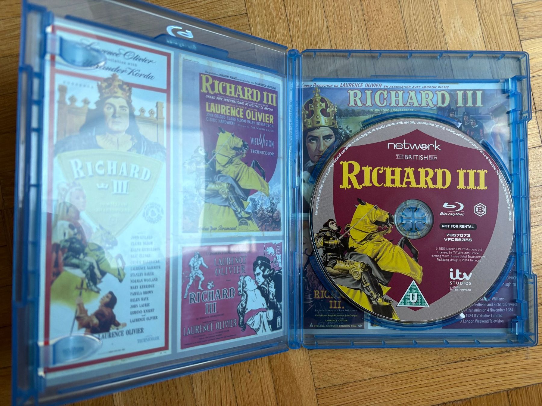 Tutti i DVDs: Richard III (1955) - Blu-ray – Nuovo (secondo la descrizione) da Zürich venduto da Malcom 1