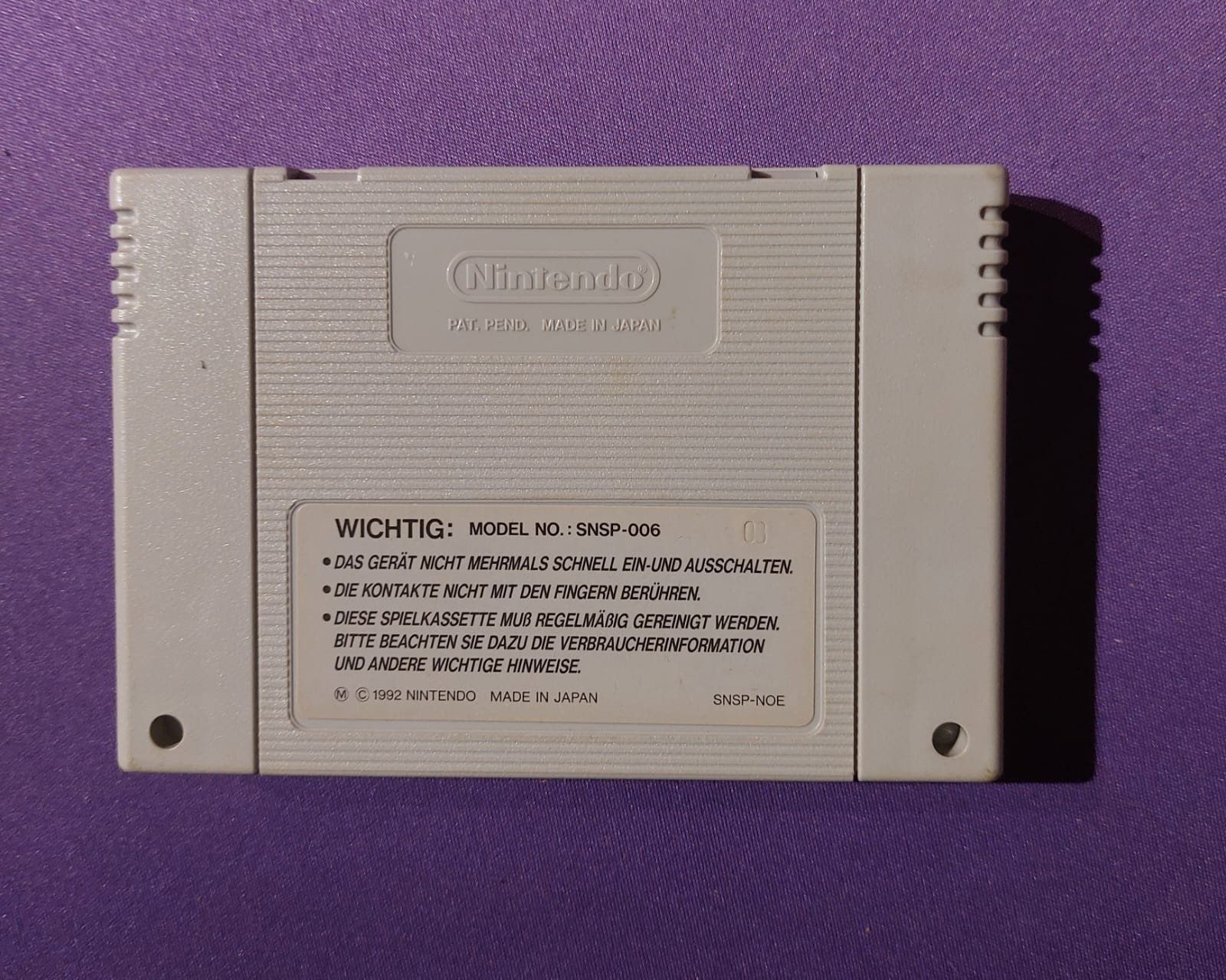 Nintendo Giochi: Super Soccer - Super Nintendo -  SNES – Usato da Bichelsee venduto da Kompiuter 1