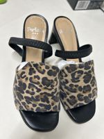 Sommer Sandaletten mit Leopardenmuster, Gr. 36, neu!