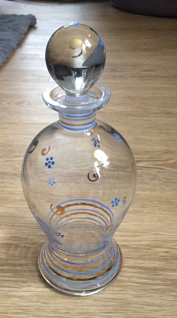 Caraffe: Glas Karaffe Flasche 60er Jahre – Usato da Schlieren venduto da Jeajet 2