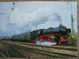Dampf-Schnellzuglok 01 1066 der Ulmer Eisenbahnfrunde,