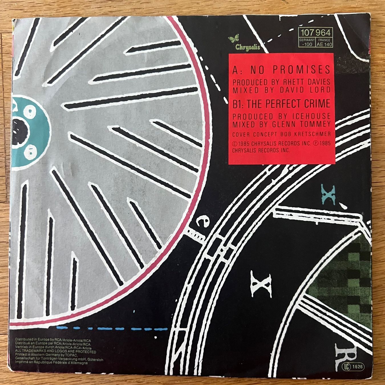 Dischi in vinile: Icehouse - No Promises / 1. D-Press. 1986 – Usato da Gais venduto da soundcave57 2
