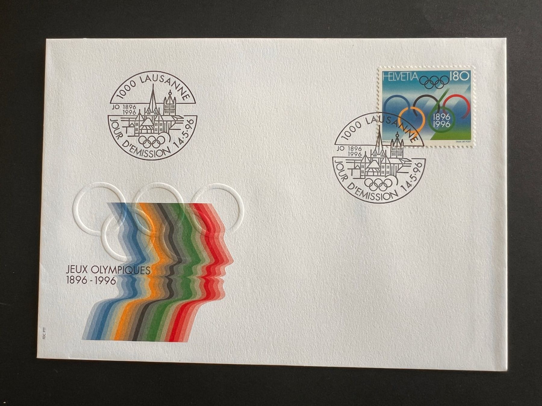 Alle Briefmarken: FDC Brief  1996  (P936) – Gebraucht aus Hinwil von Sidi4