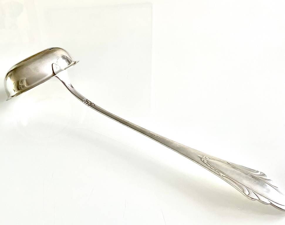 Set di posate: Antike Schöpfkelle versilbert 90er – Usato da Stein AG venduto da rbk79 1