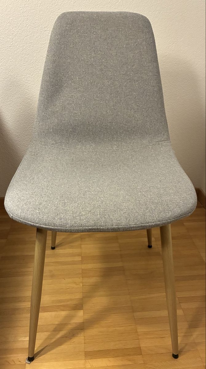 Micasa Stühle: 4 Stühle, ROSSI Micasa, hellgrau – Gebraucht aus Altendorf von n_8_eule