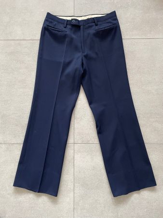 Vintage Blue Elegant Pants