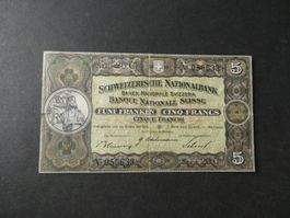 Schweiz 1939, 5 Franken  -