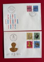 PRO PATRIA 154 - 157 EUROPA 509 510 SATZ FDC 1972