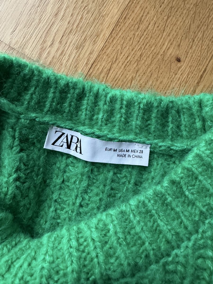 Zara Maglioni & Felpe: Zara Strickpullover, Grösse M, Grün, Top Zustand! – Nuovo (secondo la descrizione) da Luzern venduto da file_maker 1