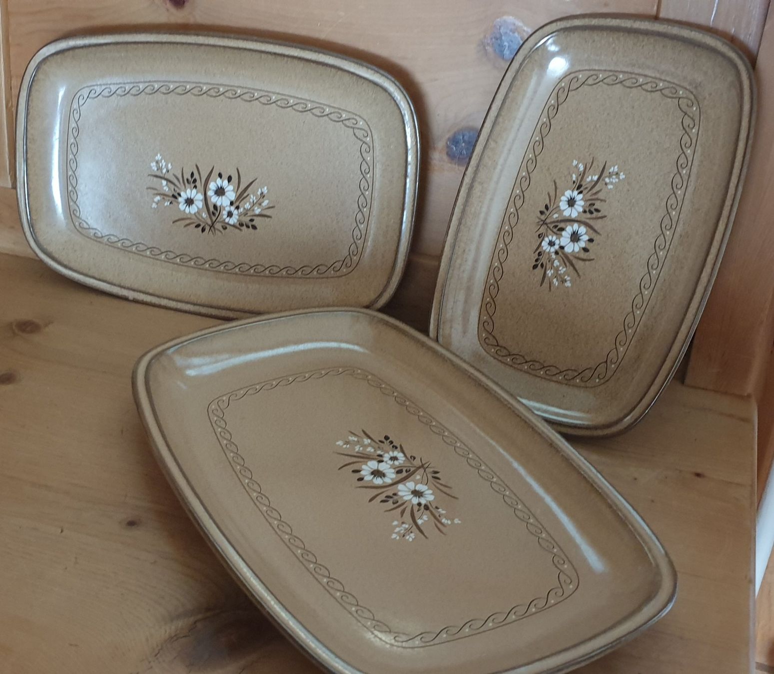 Set di piatti: Anrichtplatten Pfalzkeramik – Usato da Wildhaus venduto da enzian66