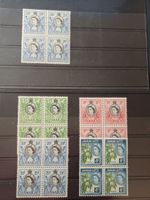 Jamaica - Brit Kolonie Viererblocks ungebraucht MINT