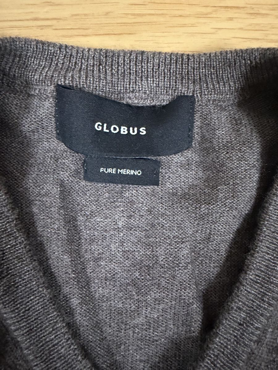 Globus Maglioni & Felpe: Herren Pullover Globus Merinowolle grau Grösse M – Usato da Luzern venduto da gal_28xl 2