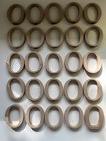 25x MDF Ziffer „0“ gebraucht