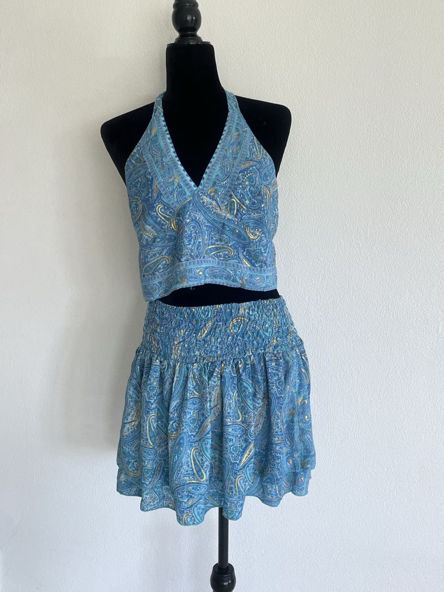 Lotti di vestiti: Paisley Two Piece Set Bohemian Sz S – Usato da Richterswil venduto da Prangins9 1