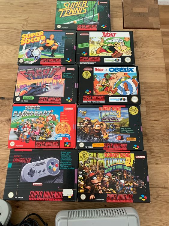 Nintendo Console: Super Nintendo Konsole SNES mit Games – Usato da Niederbipp venduto da mar_bc6b 1