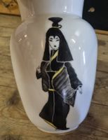 Langenthal Suisse Handbemalte Vintage Vase mit Frauendekor