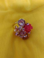 RING MODESCHMUCK;;MIT KRISTALL