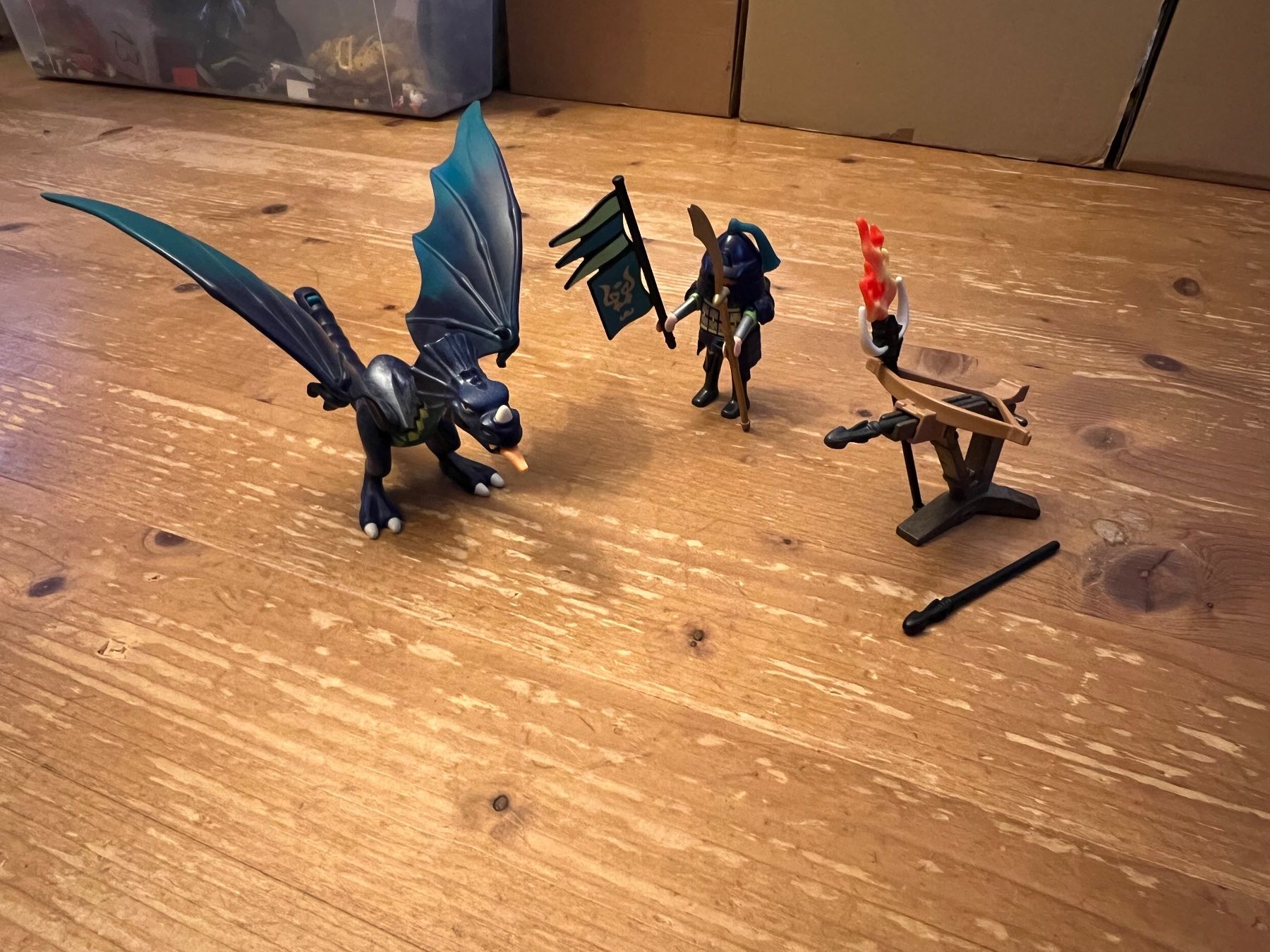 Playmobil Spielzeuge: Playmobil 5484 blauer Drachen mit Samurai – Neu (gemäss Beschreibung) aus Winterthur von lan_7vmz