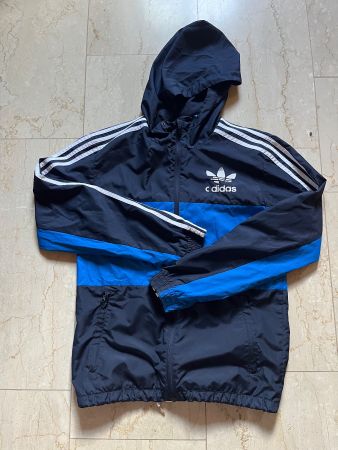 Adidas Regenjacke / Windbreaker Gr. S