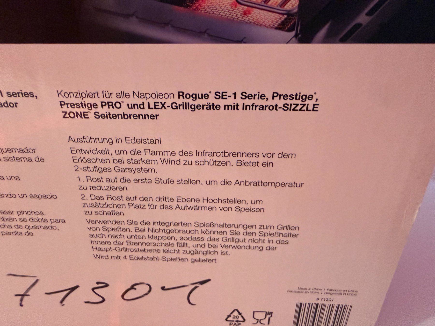 Griglie: Napoleon Windschild SIZZLEZONE Rogue, Prestige, Prestige Pro – Nuovo (secondo la descrizione) da Reigoldswil venduto da Ehnix 1