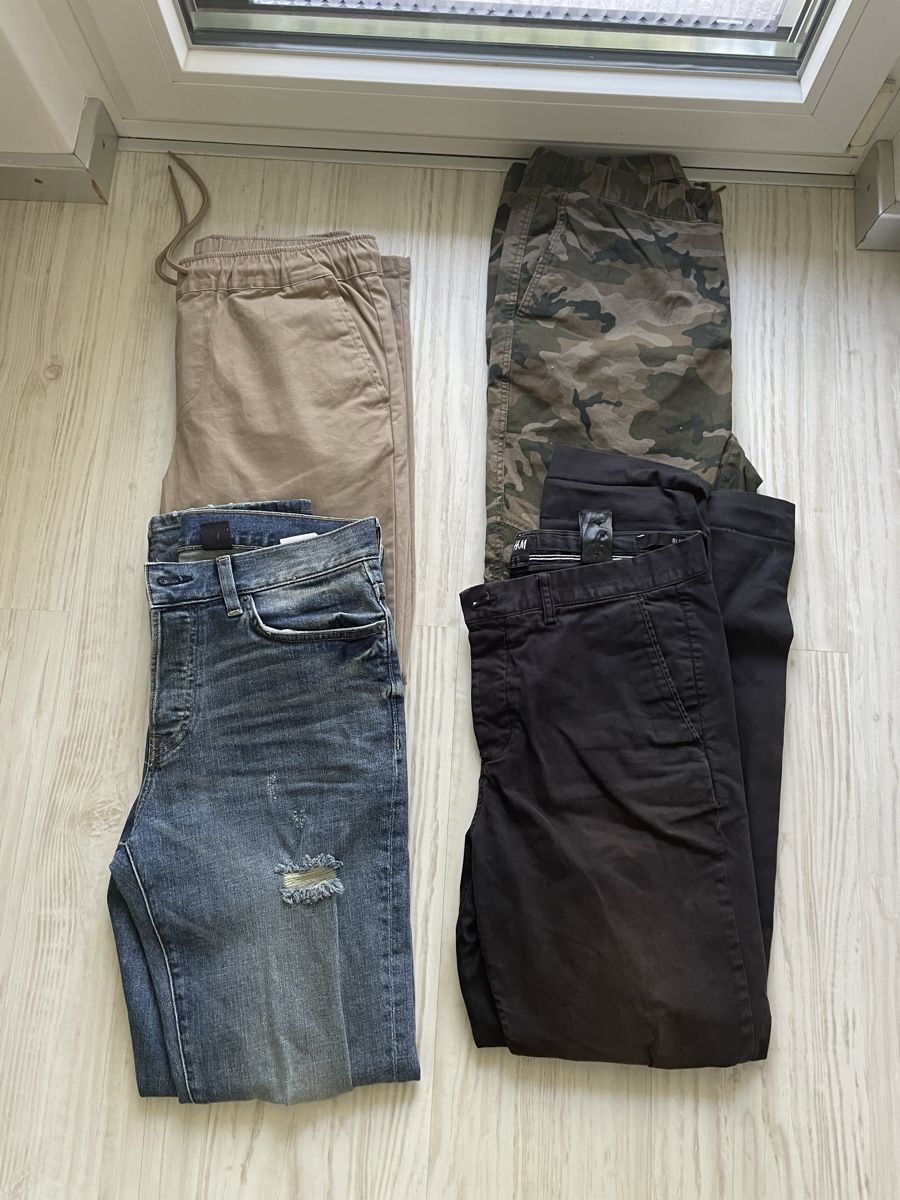 Hosen: 4x Men's Pants - Various Sizes & Styles H&M, ASOS, etc. – Gebraucht aus La Tour de Peilz von bau_sm8d