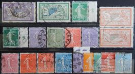 Frankreich ex. Kat. 122-168 1906/24