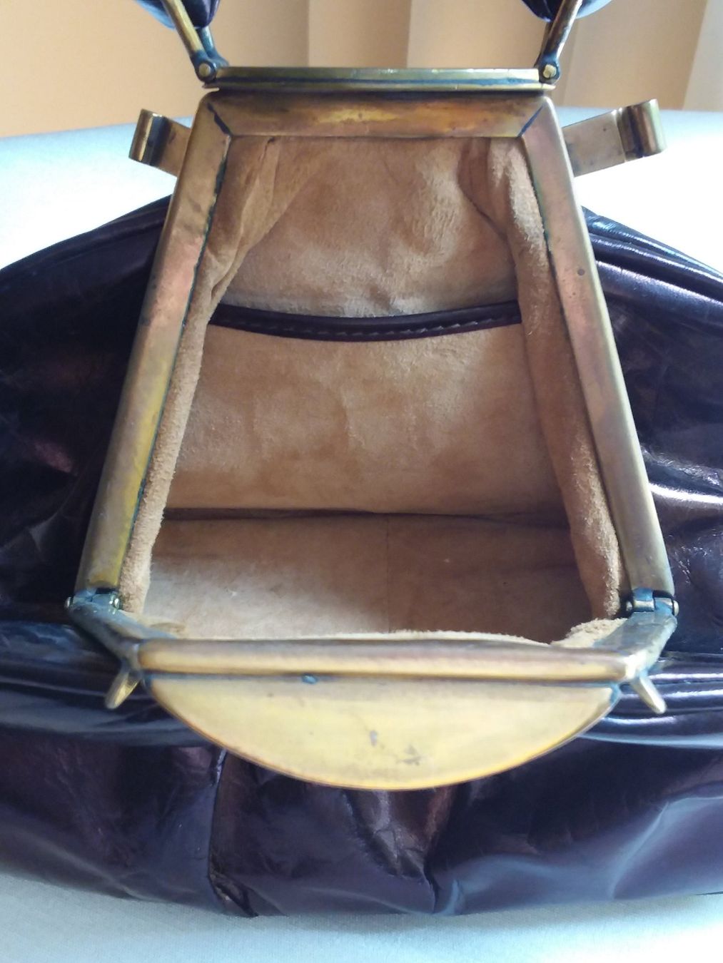Taschen für Damen: Top Antike Ledertasche Art Déco 1930 – Gebraucht aus Zürich von helsan 3