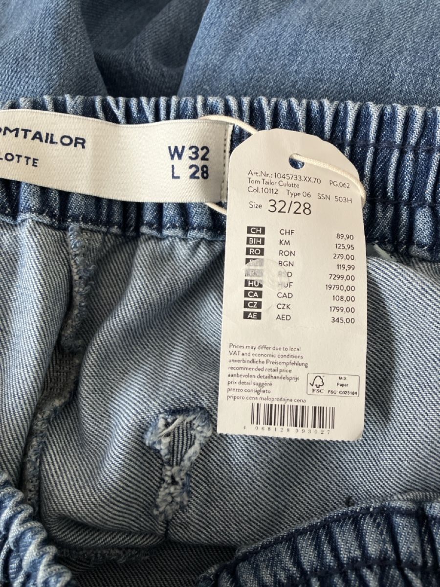 Tom Tailor Pantaloni: NEU Tom Tailor Culotte – Nuovo (secondo la descrizione) da Basel venduto da aguona 4