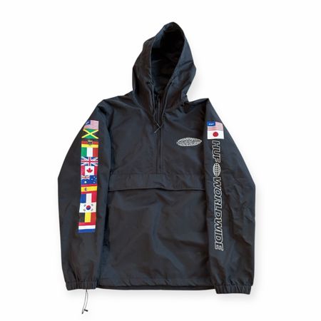 HUF Worldwide Windbreaker Jacke, Gr. S