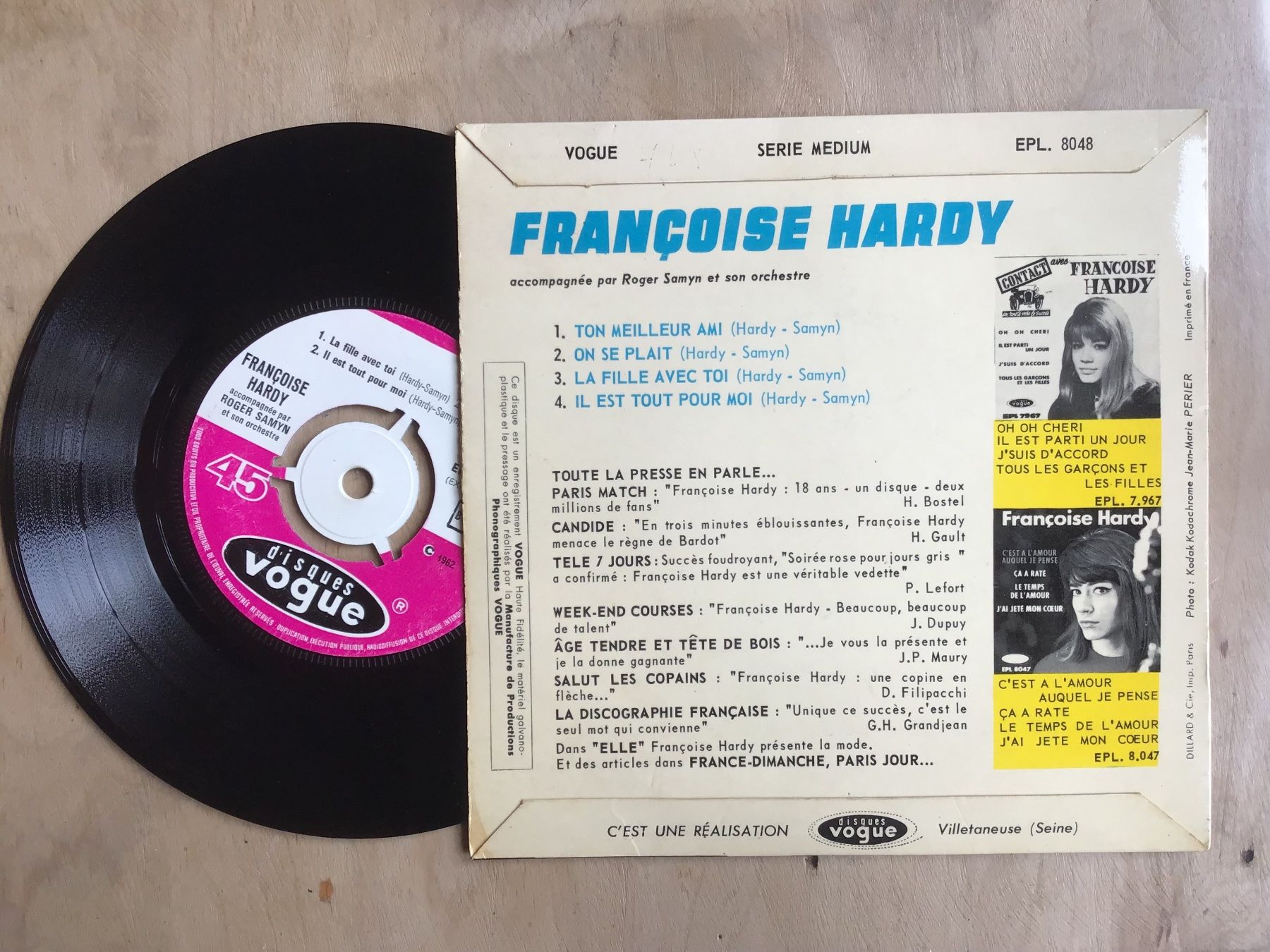 Schallplatten: EP Françoise Hardy 3 – Gebraucht aus Fully von  1