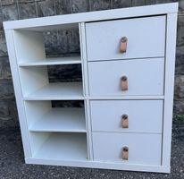 IKEA Kallax Regal weiss mit 4 Schubladen gebraucht 77cmx77cm