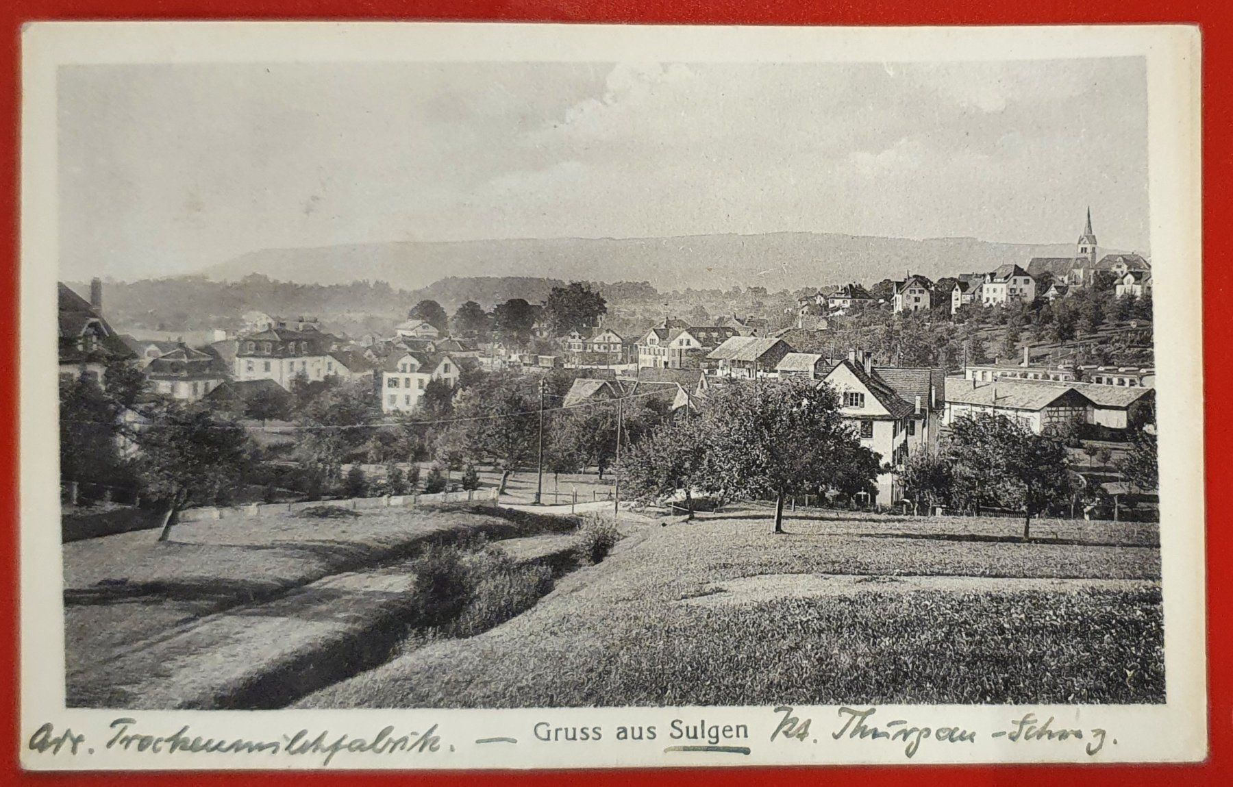 Ansichtskarten: Gruss aus Sulgen 1920 – Gebraucht aus Kreuzlingen von Rschweiz1