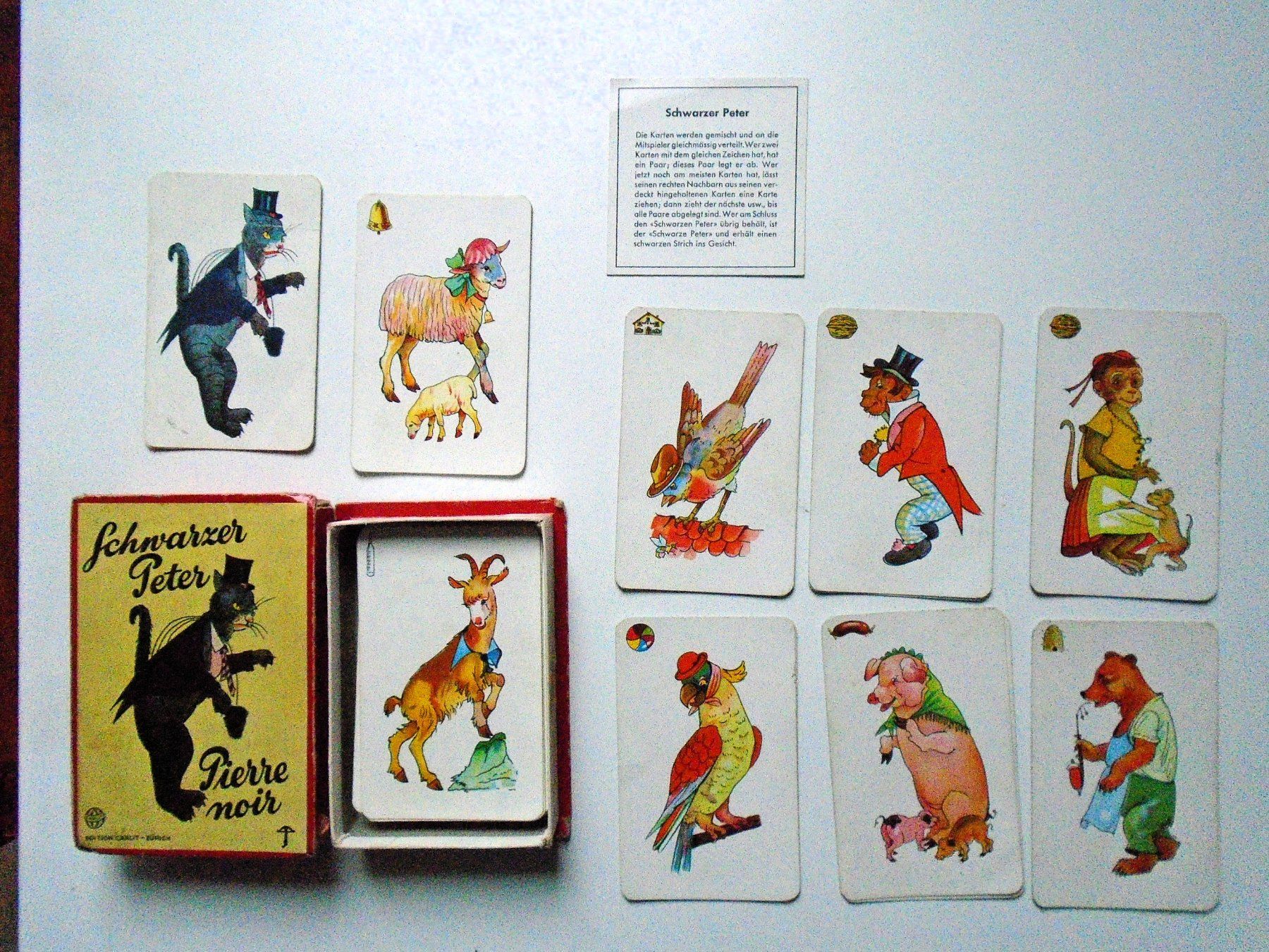 Carlit Spiele: SCHWARZER PETER - altes Kartenspiel – Gebraucht aus Pfeffingen von Intertandem 1