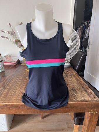 Débardeur Adidas Climalite bleu marine  M dames bon état