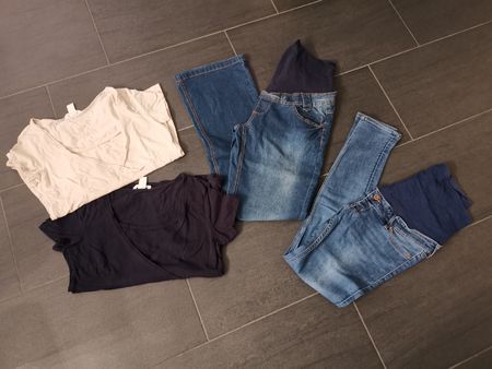 Hosen und T-Shirt Umstandsmodeset