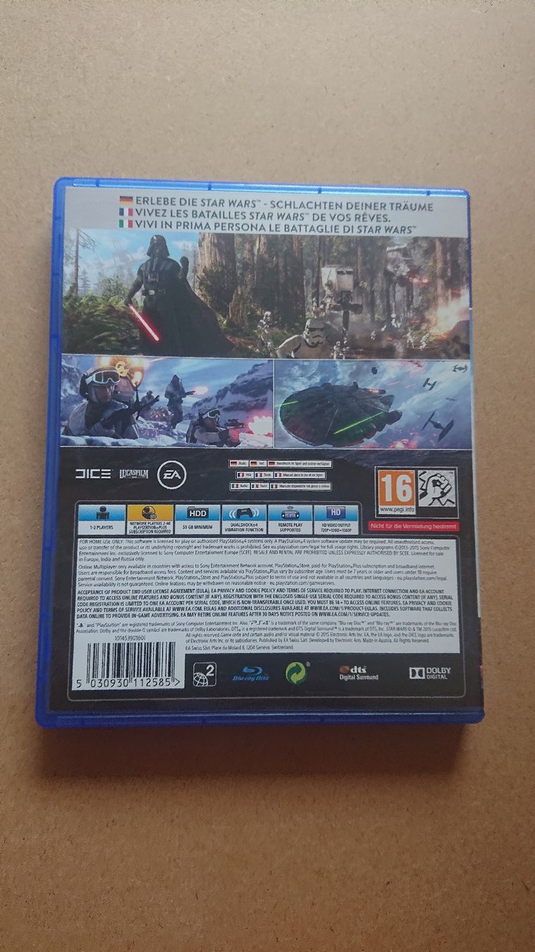 Spiele: Star Wars Battlefront PS4  – Gebraucht aus Chur von FreakofRarity 1