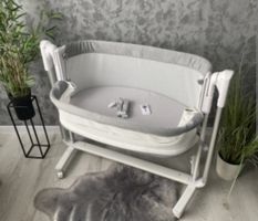 Beistellbett 3in1 mit Schaukelfunktion & Laufstall