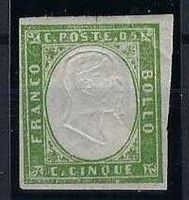Königreich Sardinien 1855 Viktor Emanuel II 5 Centesimi