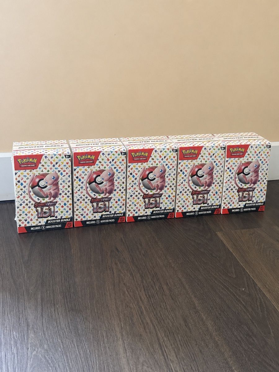 Pokémon Carte collezionabili: Pokémon S&V 151 Booster Bundle –5x Sealed – Nuovo e nell'imballaggio originale da Grandson venduto da nopaoch