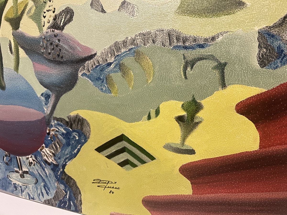 Dipinti: Ölgemälde, Gemälde, Freddy Gerber 1984 Original – Usato da Glarus venduto da KunstWerkEr-LS87 1
