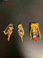 3 Sailor Moon Pins / Anstecker Vintage