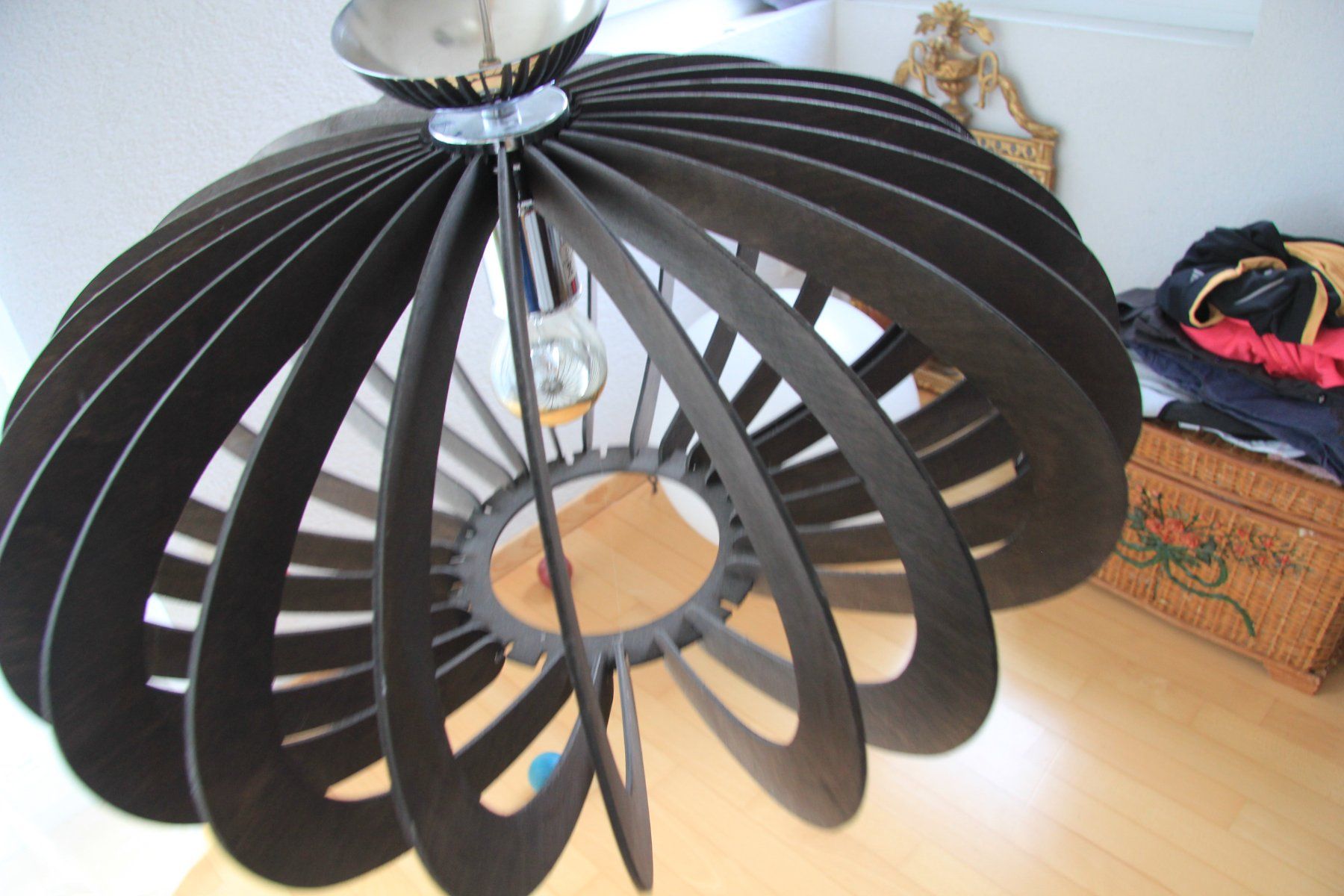 Lampadari & plafoniere: Deckenlampe aus Holz – Usato da Schlieren venduto da Sternstunde2 3