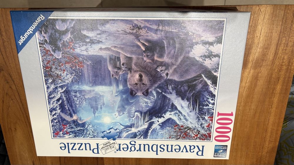 Ravensburger Puzzle 1000 Teile - Wölfe Im Wald Motiv Für Erwachsene & Jugendliche
