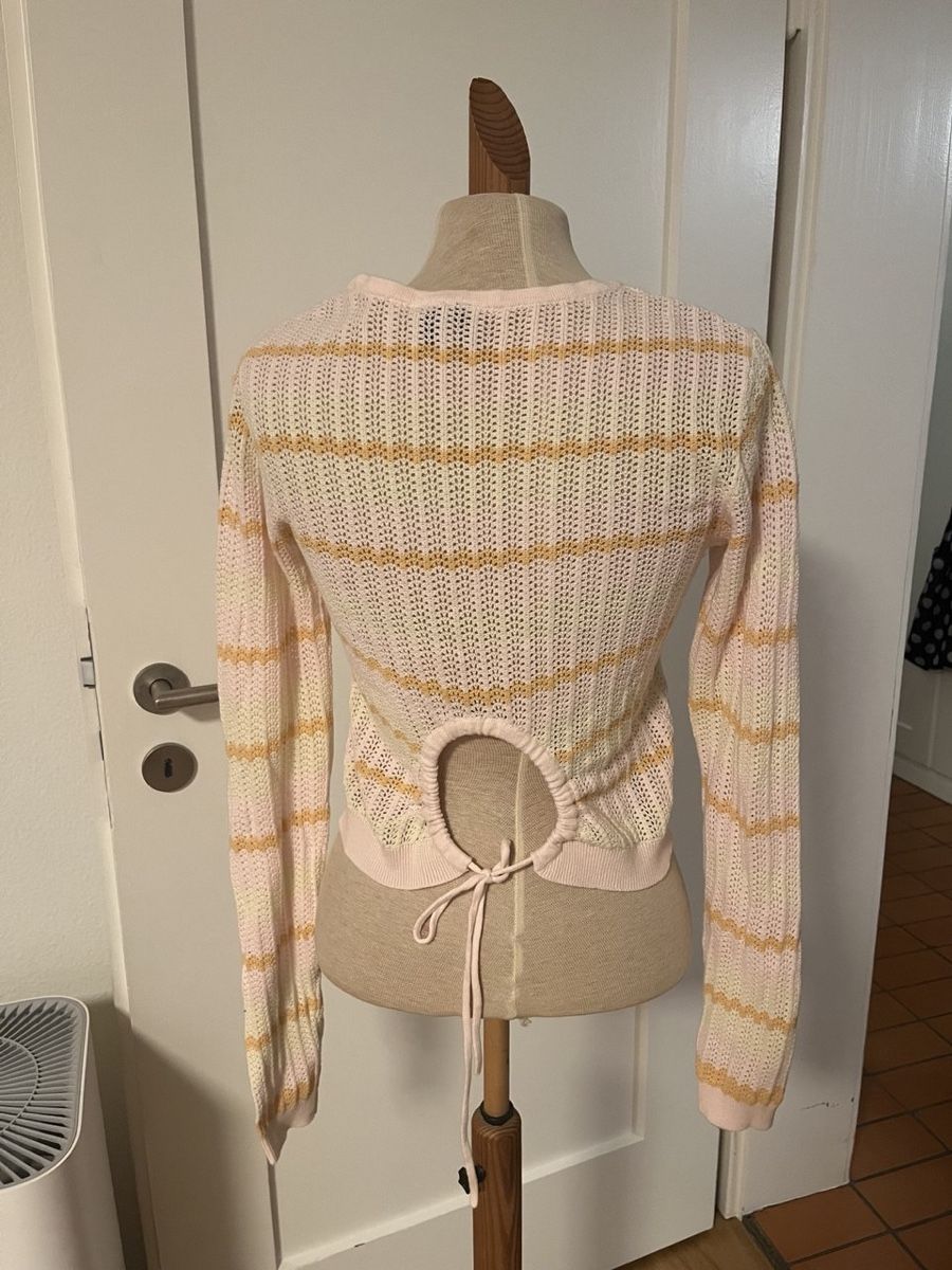 Pieces Maglioni & Felpe: gestreifter Strickpullover, Grösse 36/S, Pieces – Usato da Zürich venduto da Brobin 1